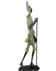 Bronze Issouf Berger Dogon 80 cm vert n°2 Bronzes d'Afrique