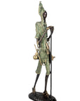 Bronze Issouf Berger Dogon 80 cm vert n°2 Bronzes d'Afrique