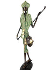 Bronze Issouf Berger Dogon 80 cm vert n°3 Bronzes d'Afrique