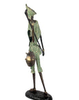 Bronze Issouf Berger Dogon 80 cm vert n°3 Bronzes d'Afrique