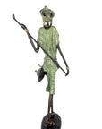 Bronze Issouf Berger Dogon 80 cm vert n°3 Bronzes d'Afrique