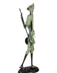 Bronze Issouf Berger Dogon 80 cm vert n°3 Bronzes d'Afrique