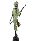 Bronze Issouf Berger Dogon 80 cm vert n°3 Bronzes d'Afrique