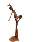 Bronze Issouf danseuse 70 cm marron n°1 Bronzes d'Afrique