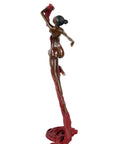 Bronze Issouf danseuse 70 cm rouge n°1 Bronzes d'Afrique