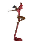Bronze Issouf danseuse 70 cm rouge n°1 Bronzes d'Afrique