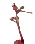 Bronze Issouf danseuse 70 cm rouge n°1 Bronzes d'Afrique