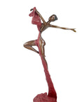 Bronze Issouf danseuse 70 cm rouge n°1 Bronzes d'Afrique