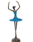 Ballerine 25 cm bleu n°5 Bronzes d'Afrique