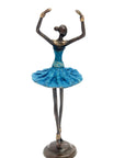 Ballerine 25 cm bleu n°5 Bronzes d'Afrique