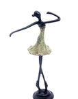 Ballerine 25 cm vert n°7 Bronzes d'Afrique