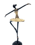 Ballerine 25 cm doré n°1 Bronzes d'Afrique