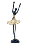 Ballerine 25 cm doré n°2 Bronzes d'Afrique