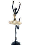 Ballerine 25 cm doré n°3 Bronzes d'Afrique