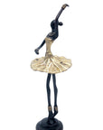 Ballerine 25 cm doré n°4 Bronzes d'Afrique
