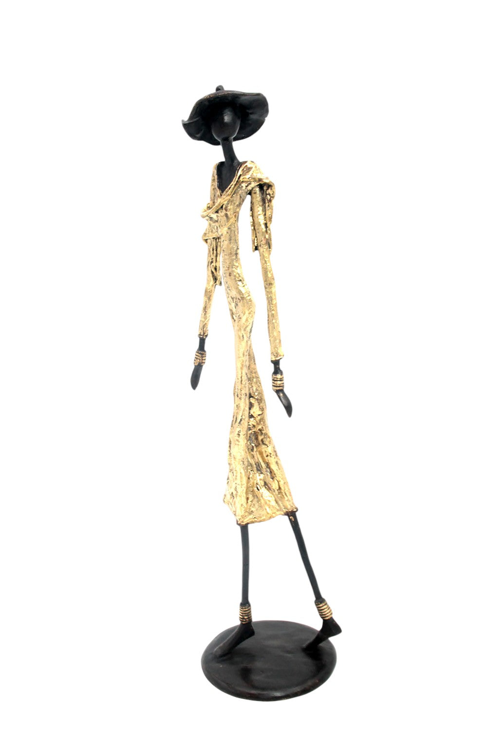 Bronze 55 cm doré n°1 Bronzes d'Afrique