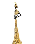 Bronze 55 cm doré n°3 Bronzes d'Afrique