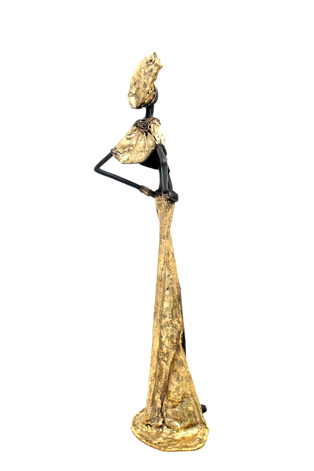 Bronze 55 cm doré n°3 Bronzes d'Afrique