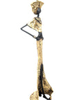 Bronze 55 cm doré n°3 Bronzes d'Afrique