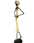 Bronze 55 cm doré n°6 Bronzes d'Afrique