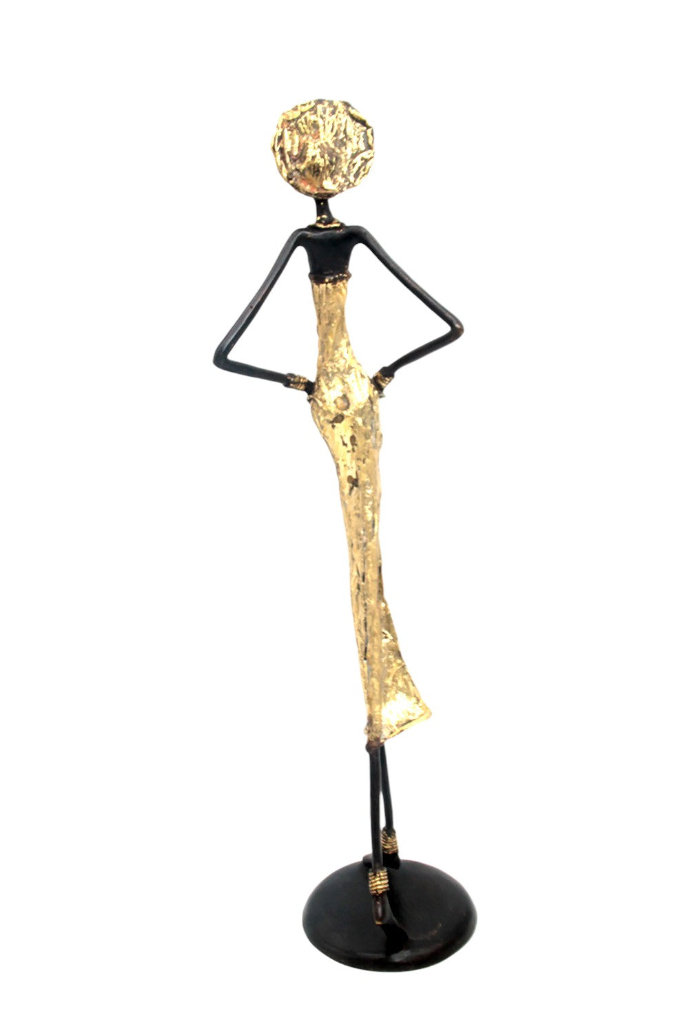 Bronze 55 cm doré n°6 Bronzes d'Afrique