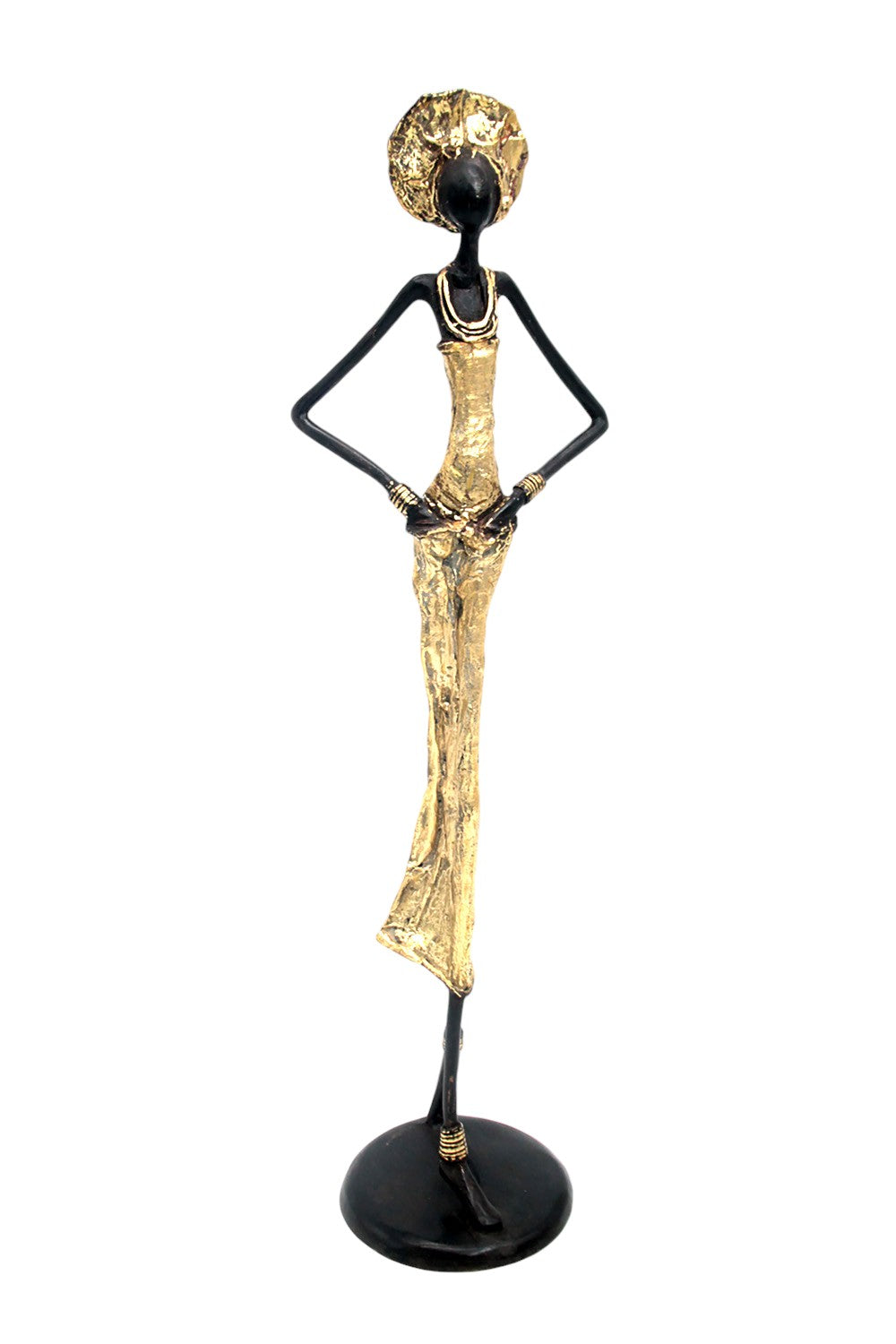 Bronze 55 cm doré n°6 Bronzes d'Afrique