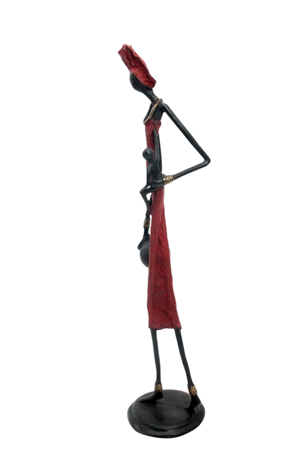Bronze 55 cm rouge n°2 Bronzes d'Afrique