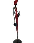 Bronze 55 cm rouge n°2 Bronzes d'Afrique