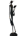 Bronze 55 cm noir n°3 Bronzes d'Afrique