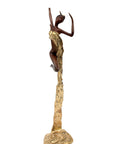 Bronze Issouf danseuse 50 cm doré n°1 Bronzes d'Afrique