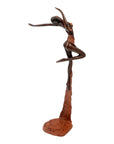 Bronze Issouf danseuse 50 cm marron n°1 Bronzes d'Afrique
