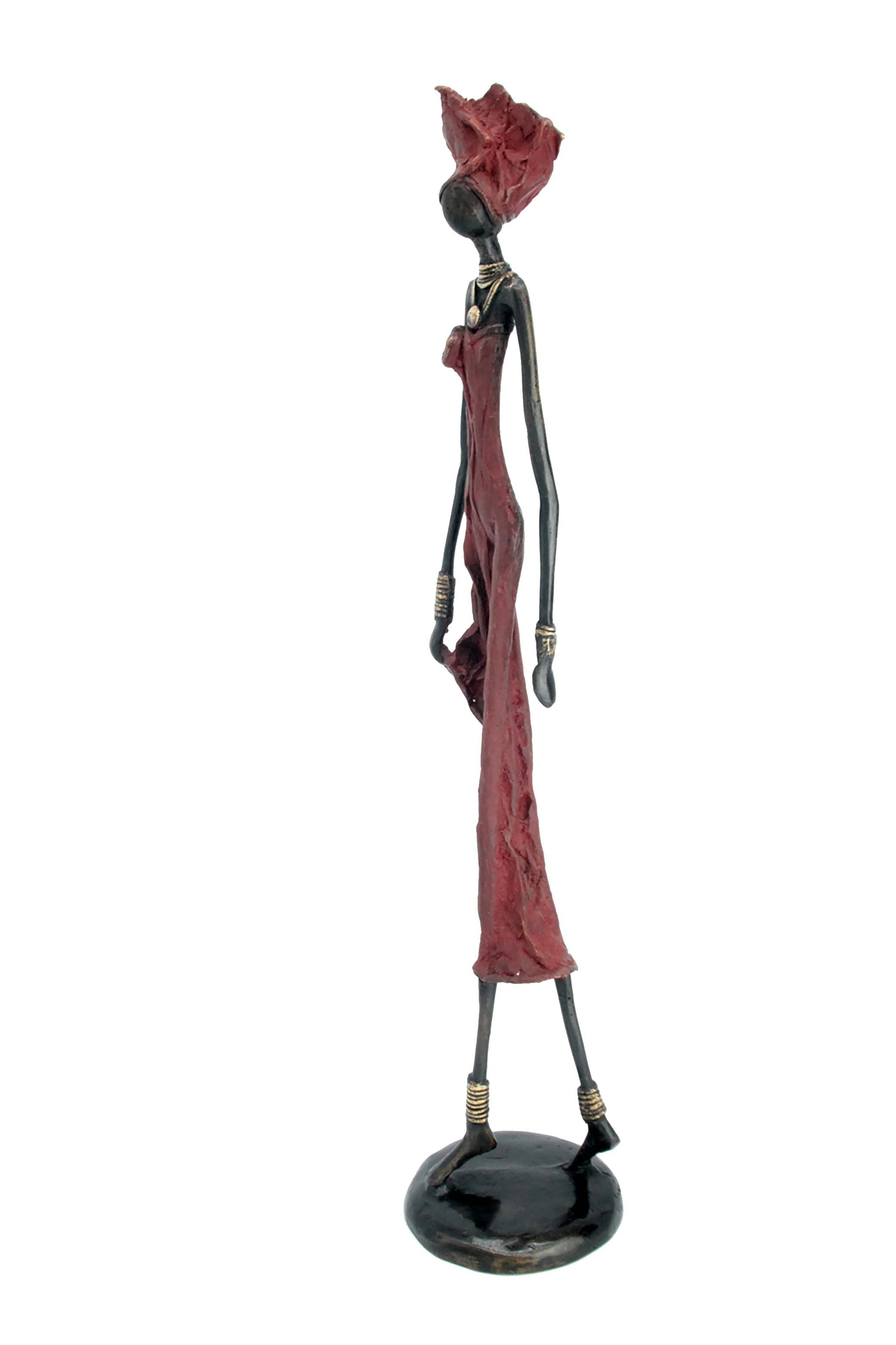 Bronze 55 cm rouge n°1 Bronzes d'Afrique