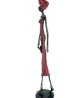 Bronze 55 cm rouge n°1 Bronzes d'Afrique