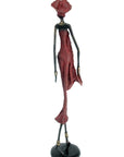 Bronze 55 cm rouge n°1 Bronzes d'Afrique