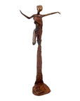 Bronze Issouf danseuse 50 cm marron n°2 Bronzes d'Afrique