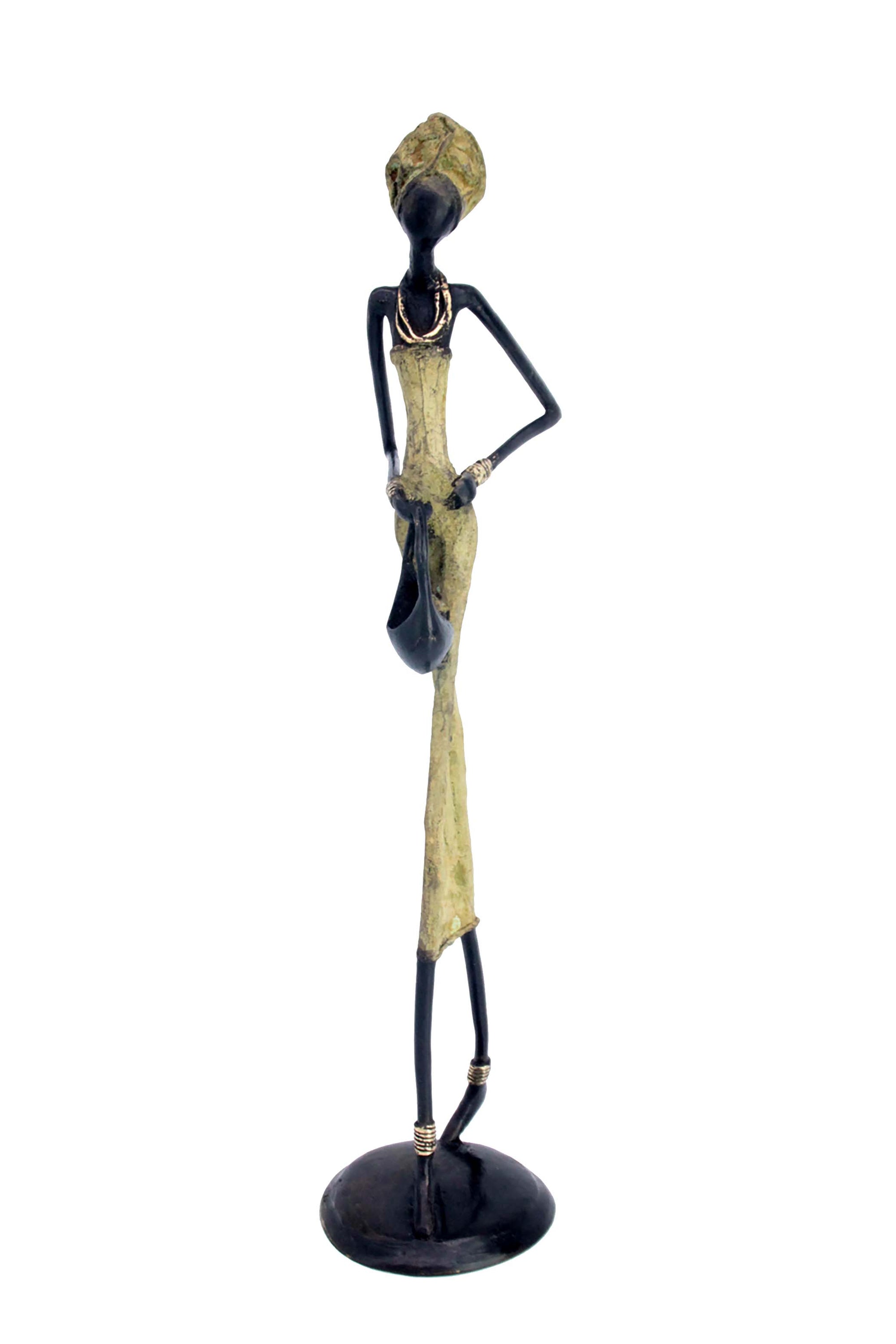 Bronze 55 cm vert n°6 Bronzes d'Afrique
