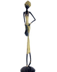 Bronze 55 cm vert n°6 Bronzes d'Afrique