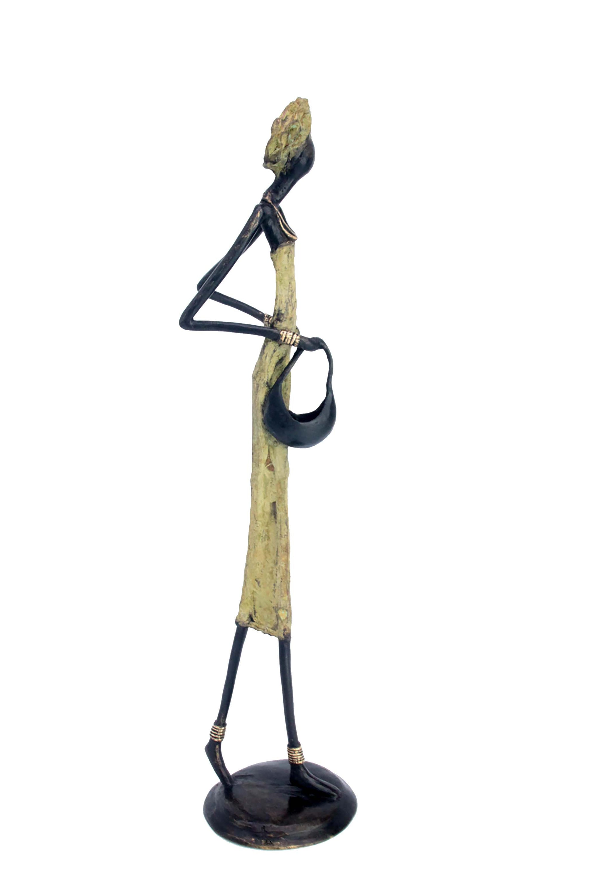 Bronze 55 cm vert n°6 Bronzes d'Afrique