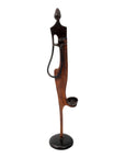 Bronze d'Abdoulaye 55cm marron n°1 Bronzes d'Afrique