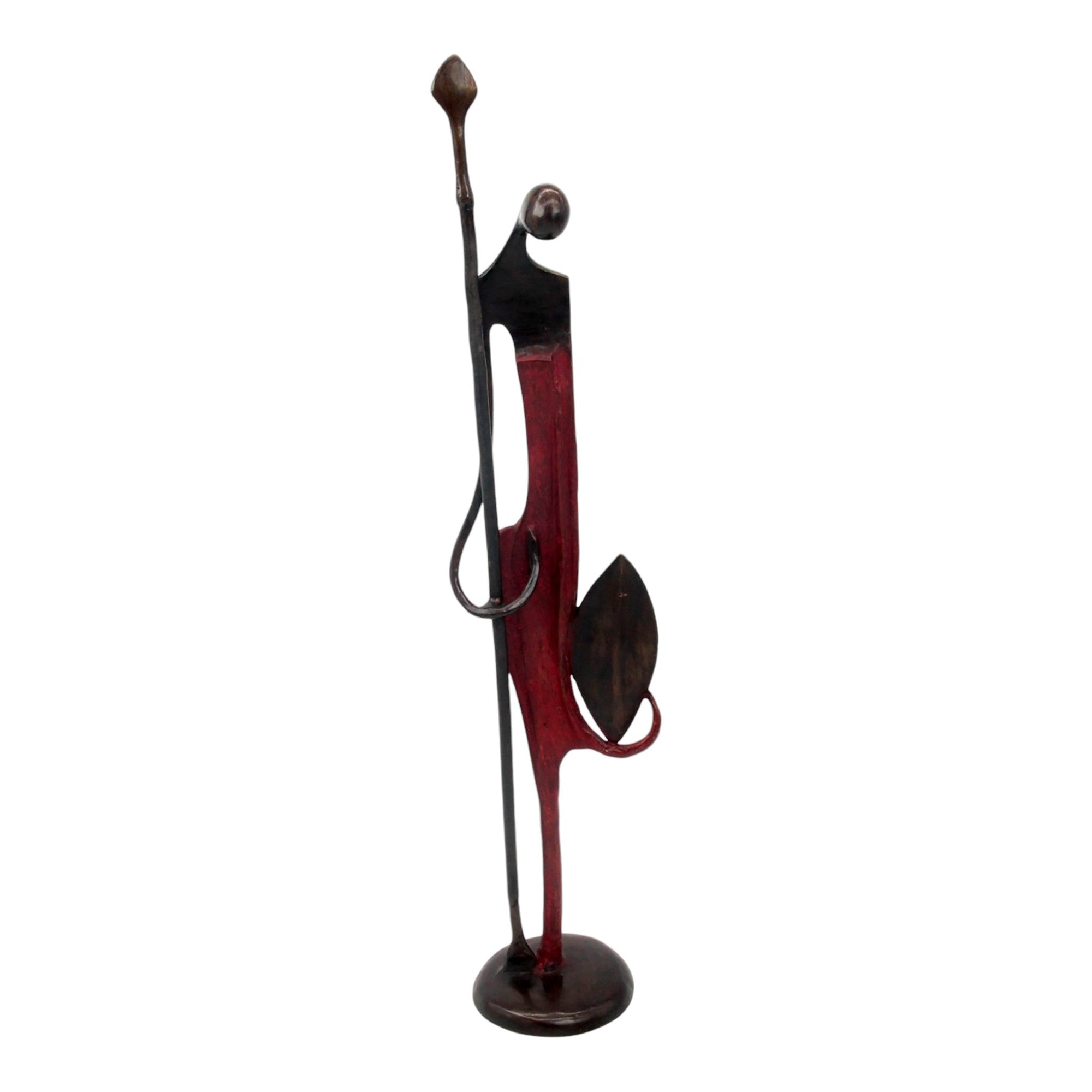 Bronze d'Abdoulaye 55cm rouge n°1 Bronzes d'Afrique