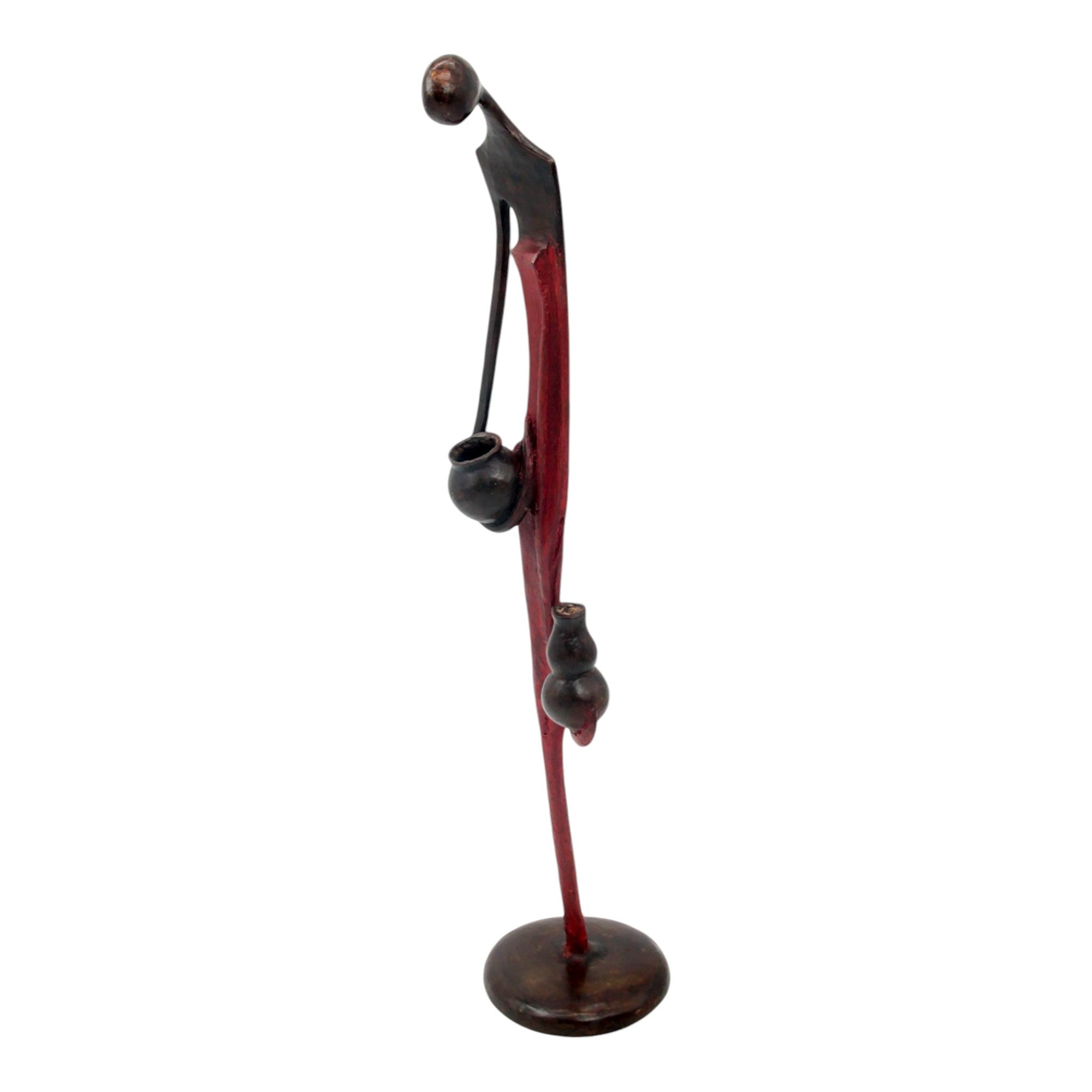 Bronze d'Abdoulaye 55cm rouge n°2 Bronzes d'Afrique