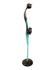 Bronze d'Abdoulaye 55cm turquoise n°2 Bronzes d'Afrique