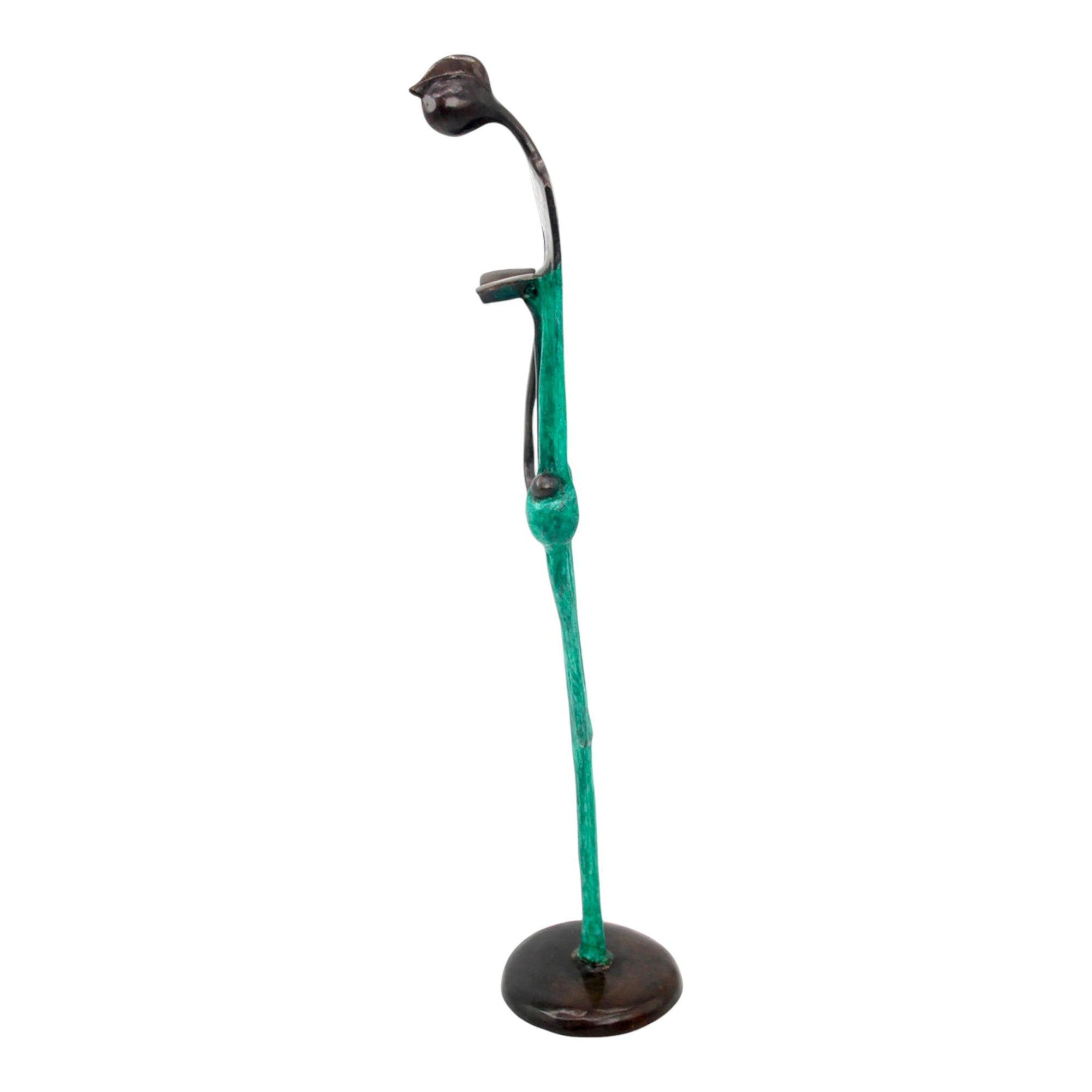 Bronze d'Abdoulaye 55cm vert n°2 Bronzes d'Afrique
