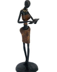 Bronze Dermé 30 cm marron n°1 Bronzes d'Afrique