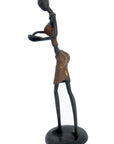 Bronze Dermé 30 cm marron n°1 Bronzes d'Afrique