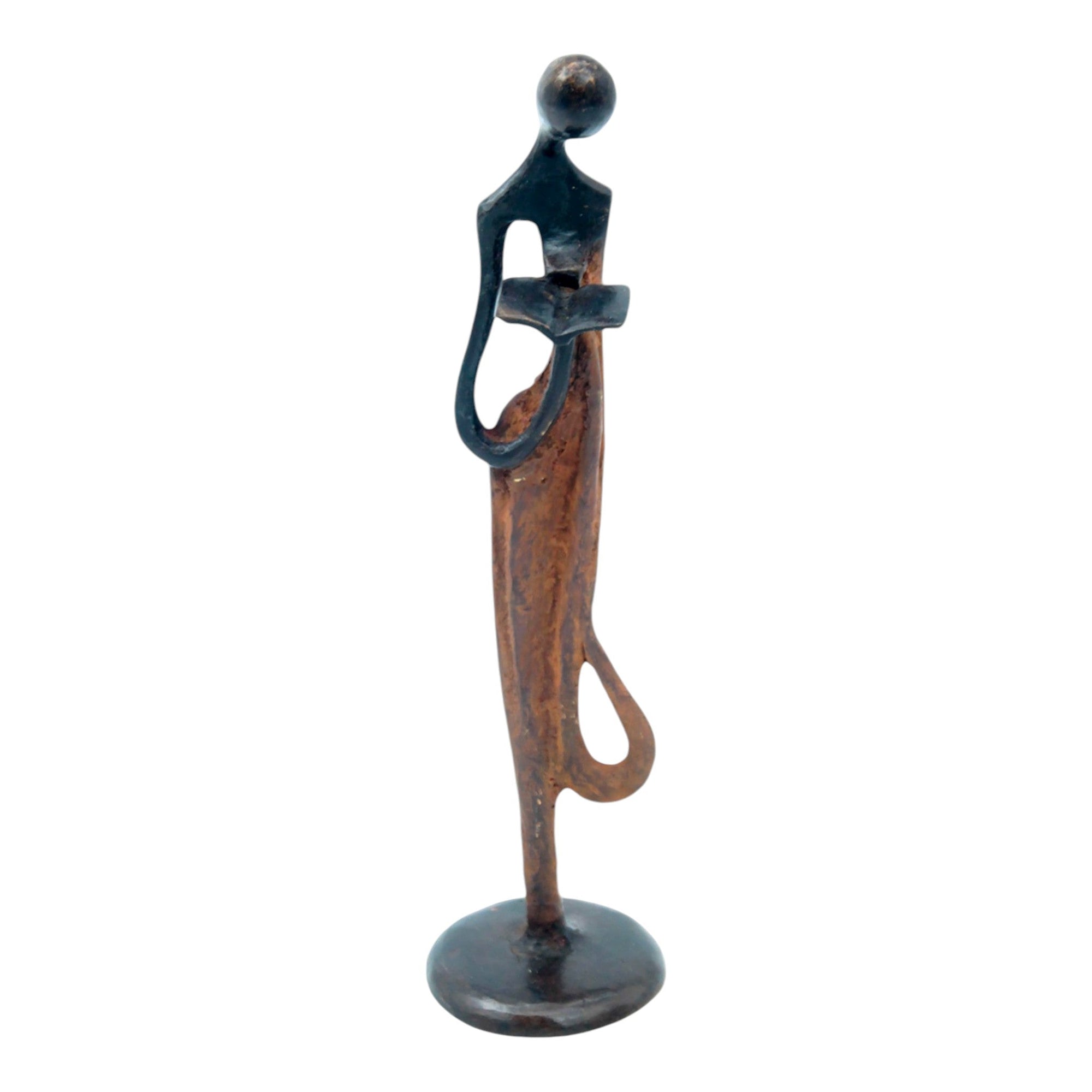 Bronze d'Abdoulaye 25cm marron n°6 Bronzes d'Afrique