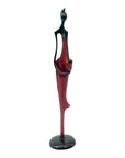 Bronze d'Abdoulaye 35cm rouge n°1 Bronzes d'Afrique