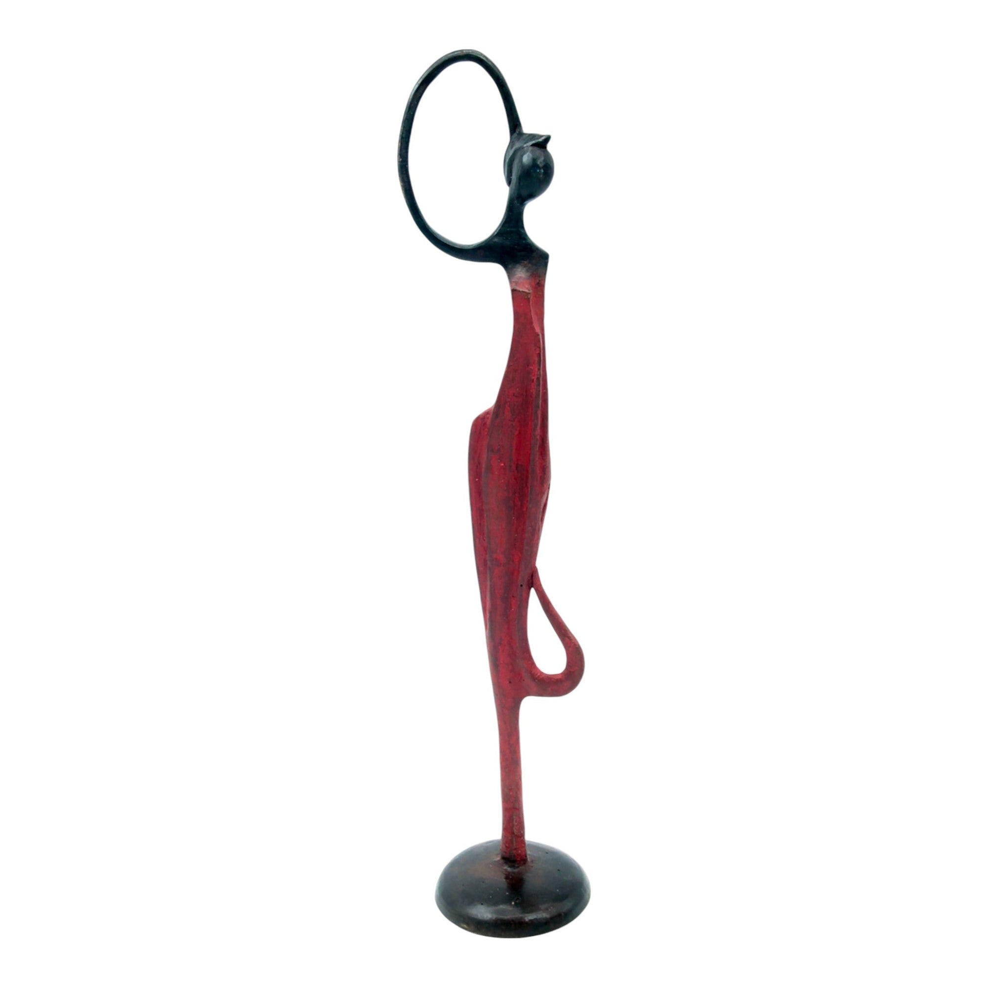 Bronze d'Abdoulaye 35cm rouge n°3 Bronzes d'Afrique