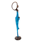 Bronze d'Abdoulaye 35cm bleu n°1 Bronzes d'Afrique