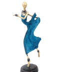 Danseuse 35 cm bleue n°1 Bronzes d'Afrique